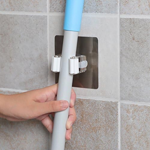 Wall Mounted Mop Holder | 4 Pieces