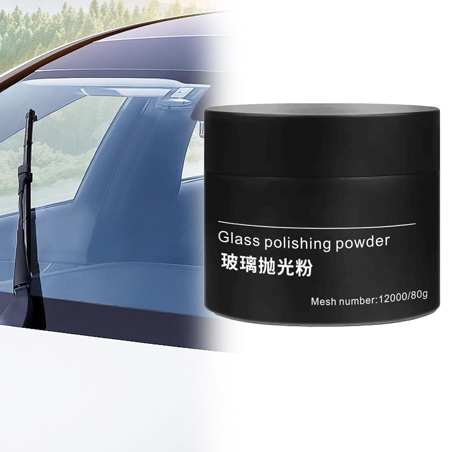 Glass Polishing Powder + Free Sponge