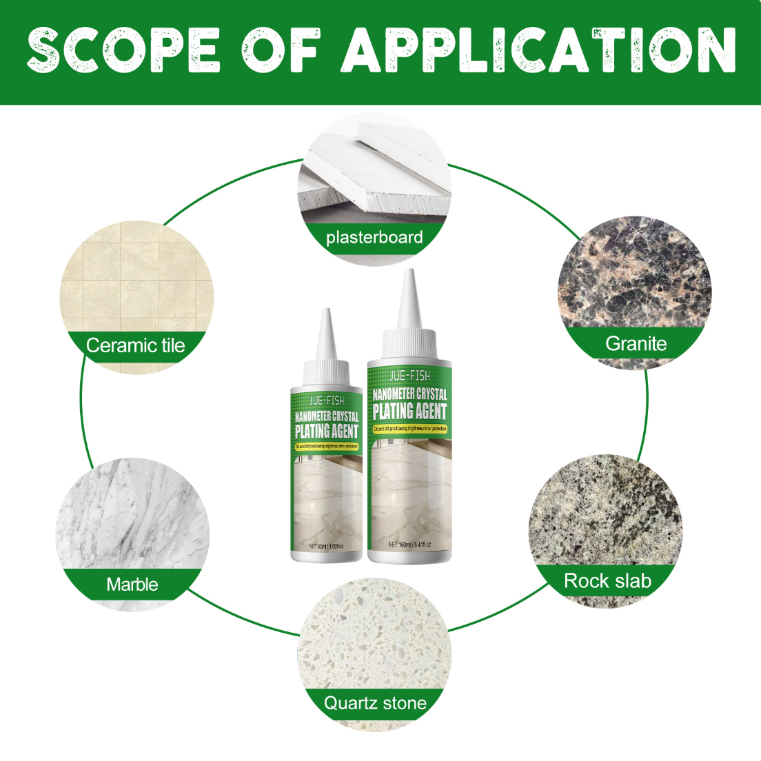 Marble Polishing Agent + Free Sponge