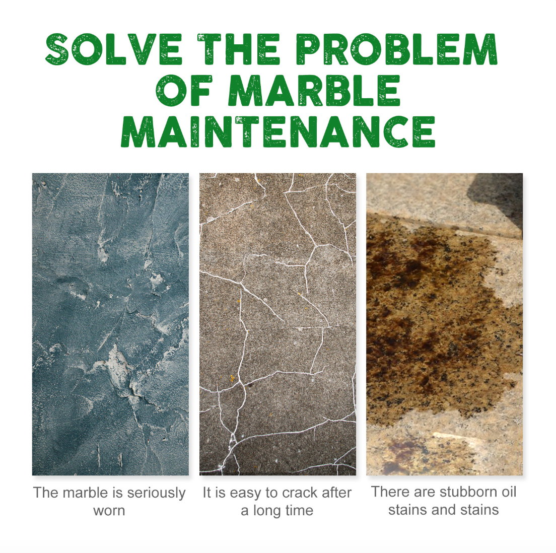 Marble Polishing Agent + Free Sponge