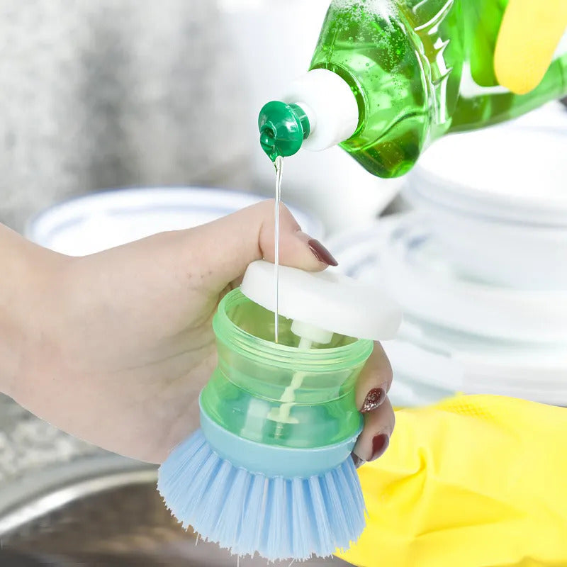 Cleaning brush with Soap Dispenser