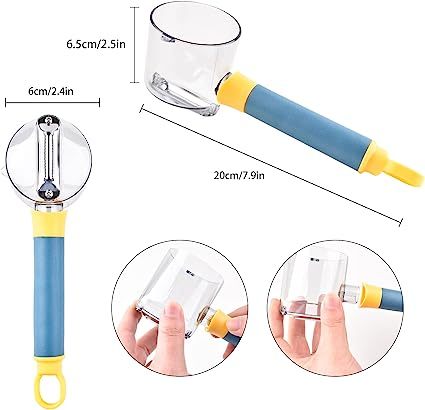 Peeler with Built-in Container