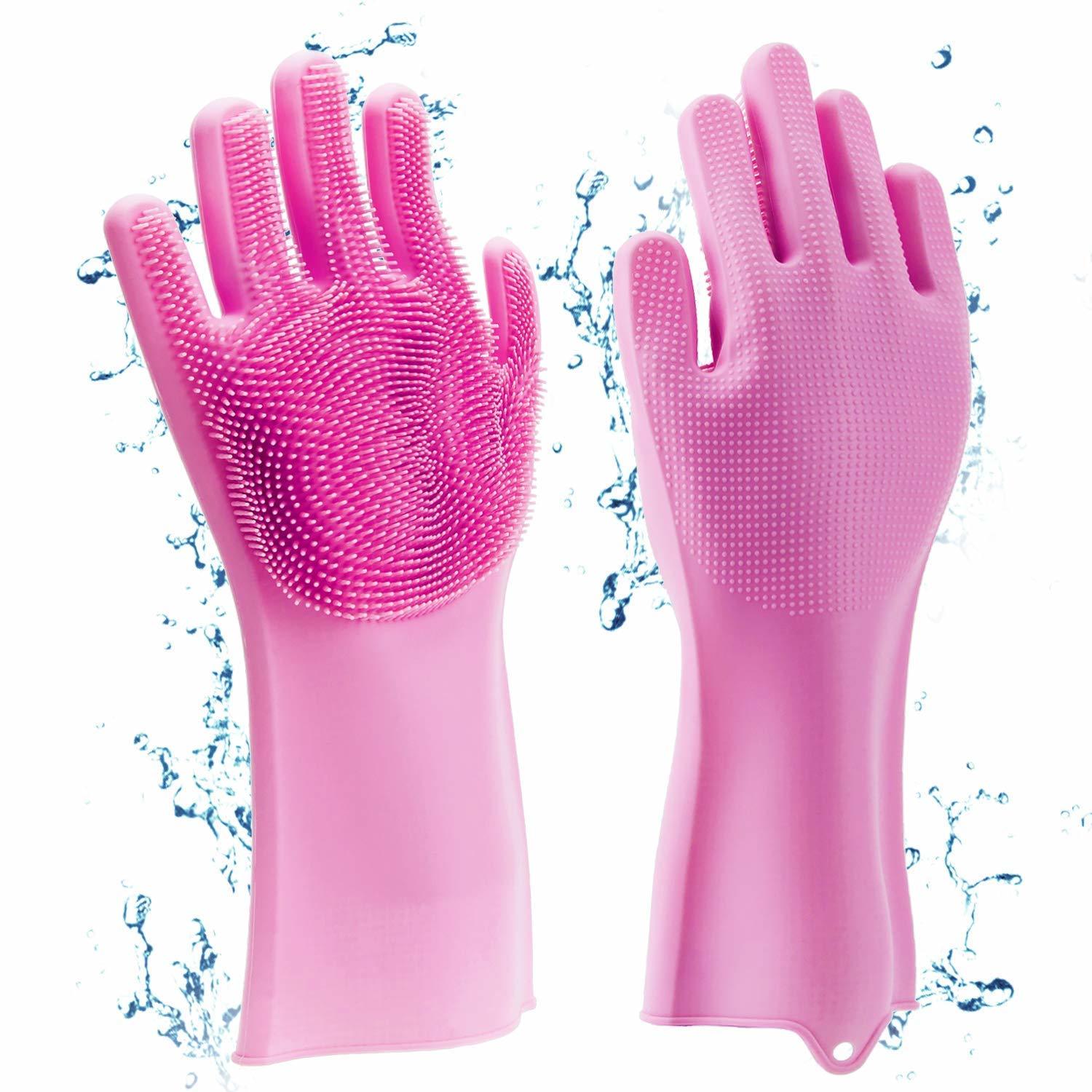 Silicone Scrubber Gloves