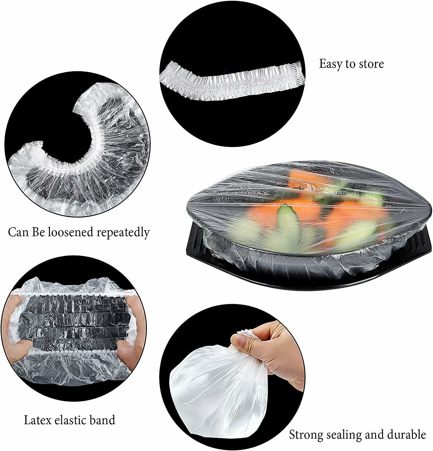 Disposable Food Wraps | 100 PCS