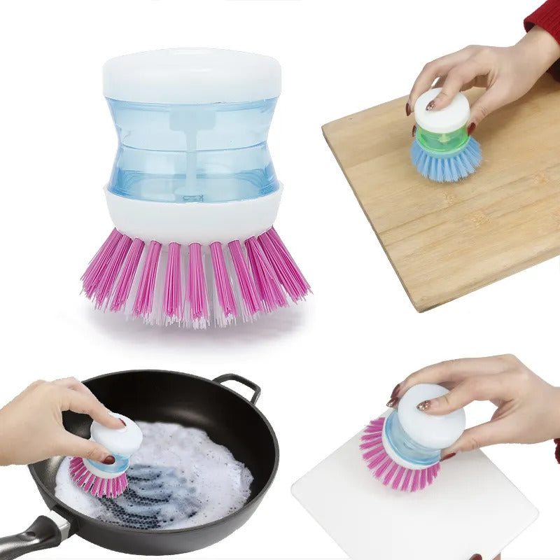 Cleaning brush with Soap Dispenser