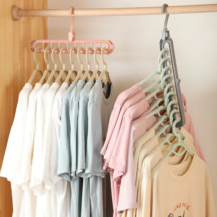 9-Hole Space Saving Hanger | 5 Pieces